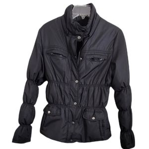 Maralyn & Me Black Puffer Jacket Size Women M‎
